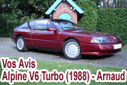 Vos Avis : Alpine V6 Turbo (1988) - Arnaud